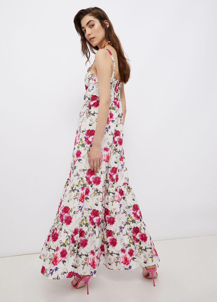 Robe longue à fleurs imprimé à fleurs Liu Jo - large image number 1