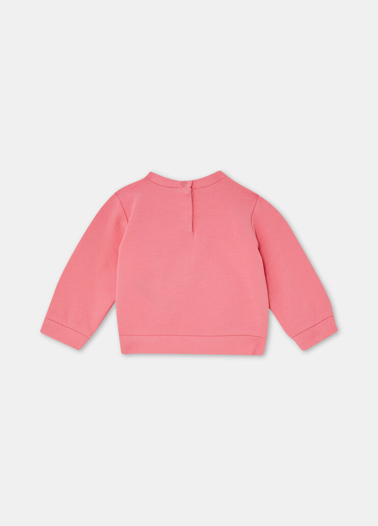 Cotton sweatshirt with logo camellia Liu Jo - medium Cotton sweatshirt with logo camellia Liu Jo - medium