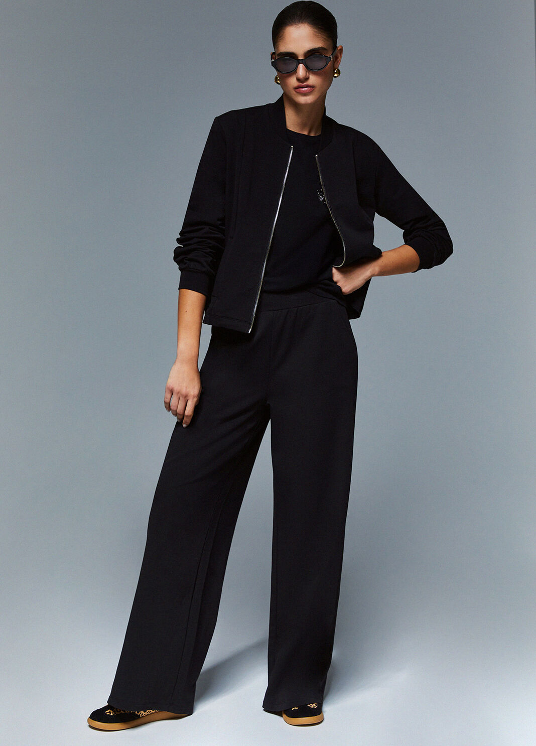 Sweatshirt and trousers set black Liu Jo - large image number 2