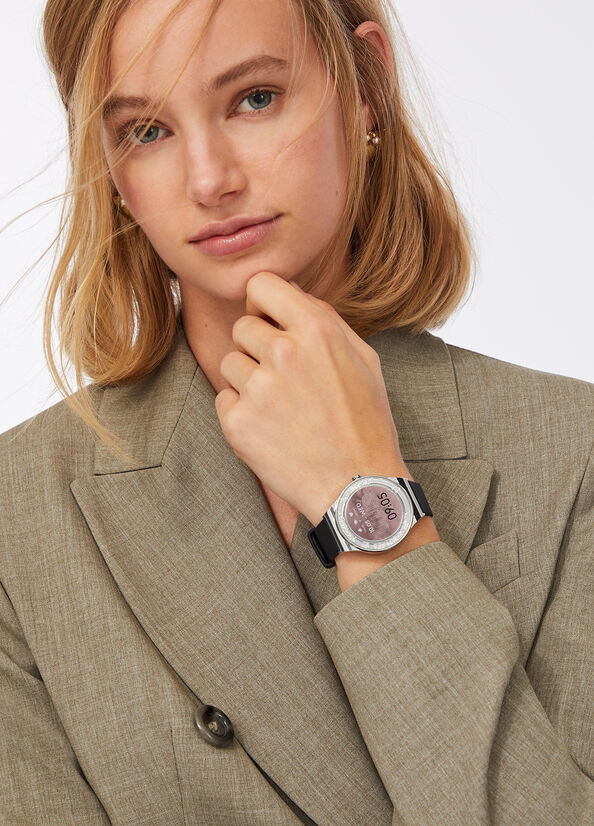 Smartwatch with diamantés black Liu Jo - large image number 0
