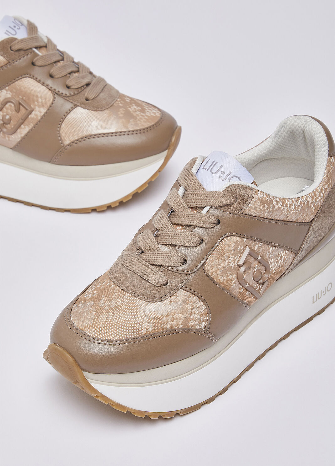 Python-effect super platform sneakers havana Liu Jo - large image number 6