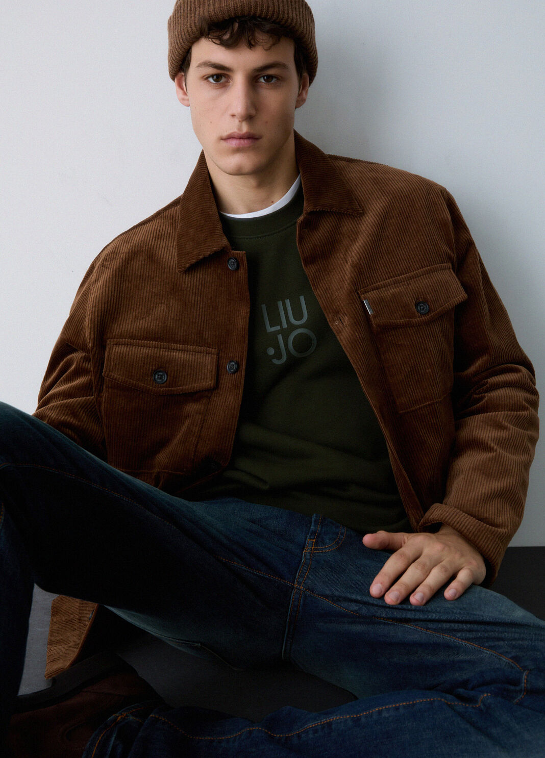 Corduroy Overshirt Jacket brown Liu Jo - large image number 3