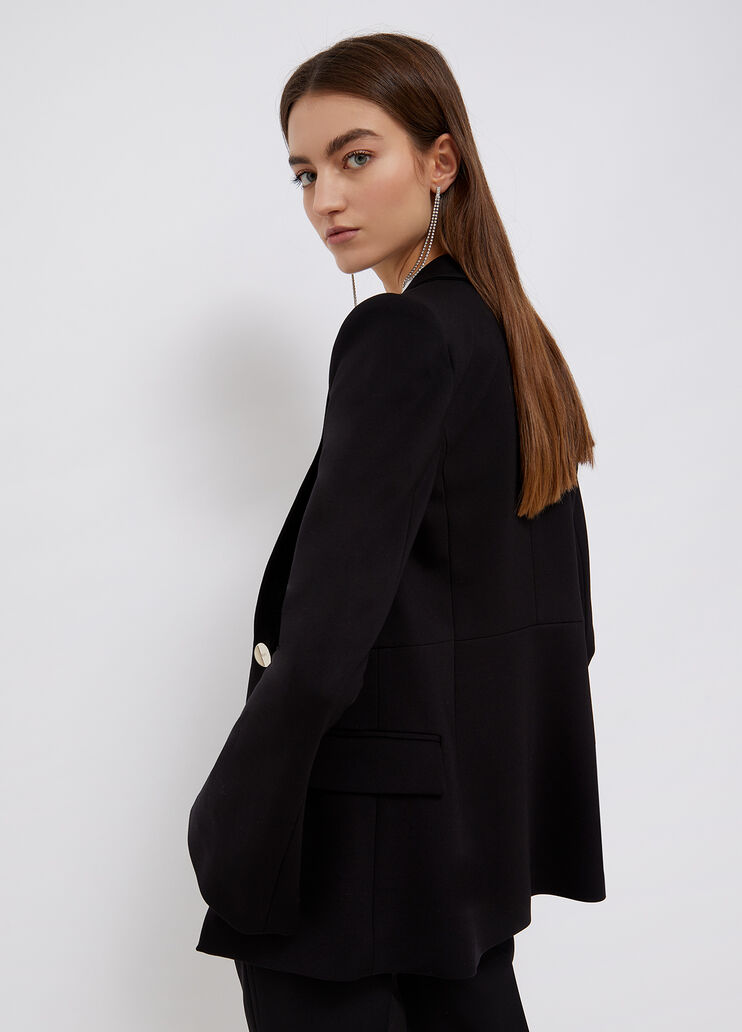Blazer with slits on the cuffs black Liu Jo - large image number 1