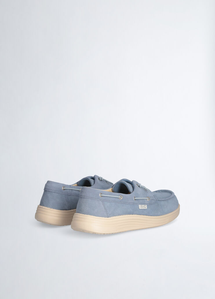 Mocassins casual en daim bleu clair Liu Jo - large image number 2 Mocassins casual en daim bleu clair Liu Jo - large image number 2