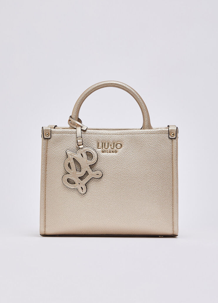 Small bag with charm light beige Liu Jo - medium