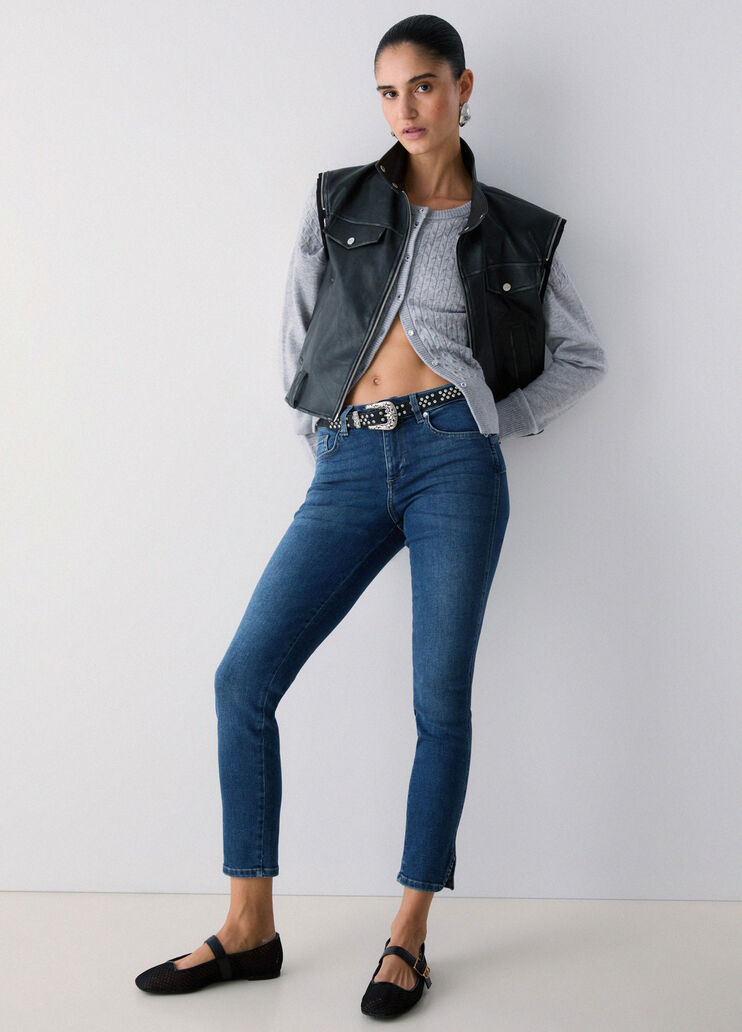 Skinny-Jeans Dunkles Denimblau Liu Jo - medium