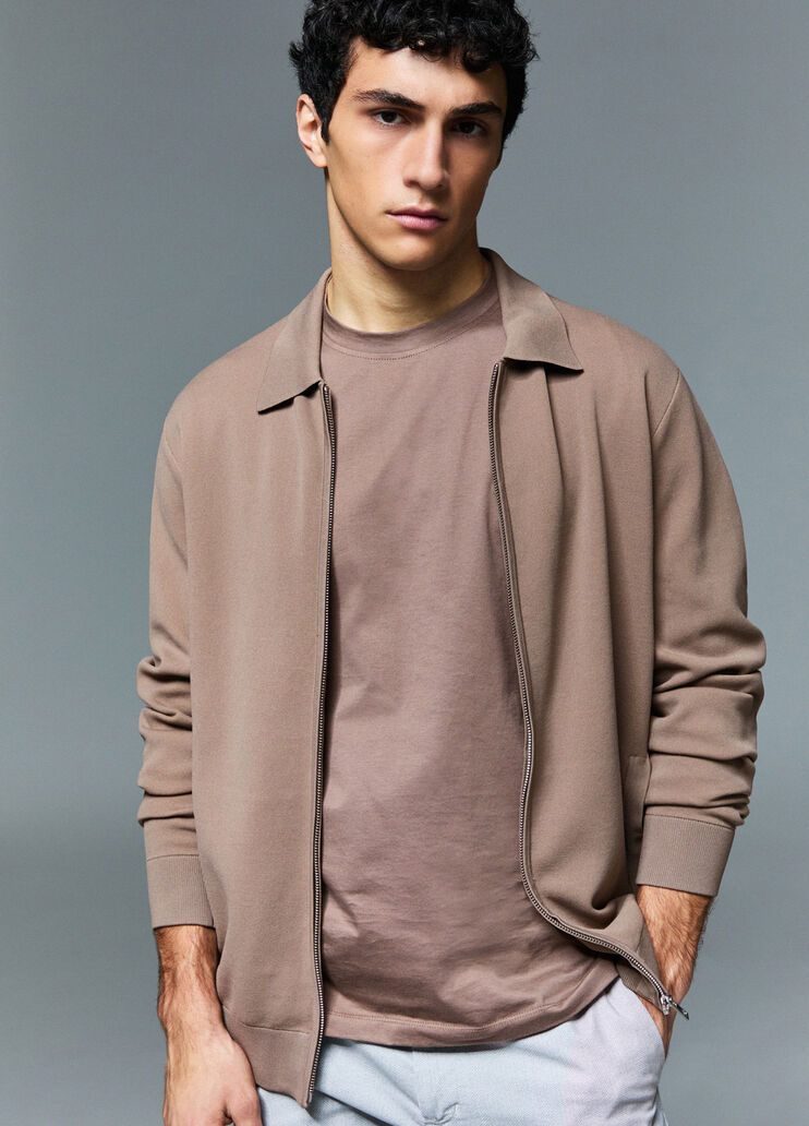 Cardigan long avec zip gingembre Liu Jo - medium