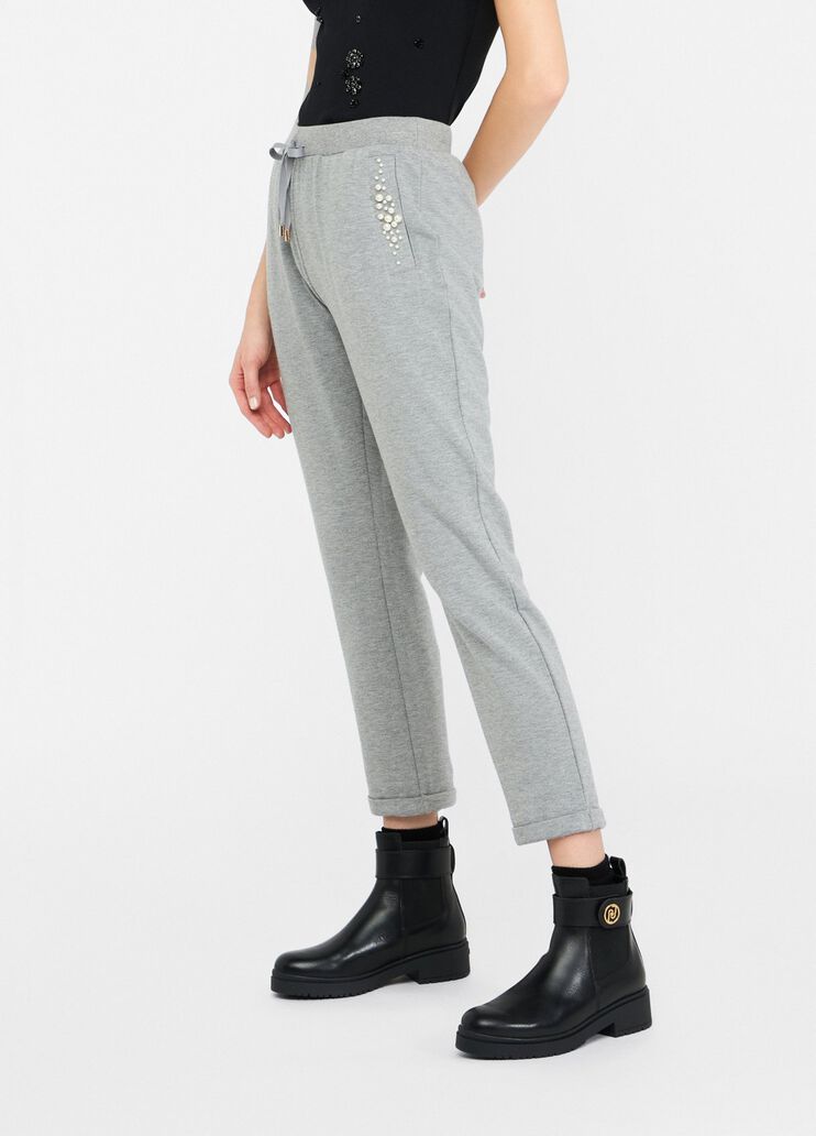 Liu Jo Better jogging trousers light grey Liu Jo - large image number 3 Liu Jo Better jogging trousers light grey Liu Jo - large image number 3