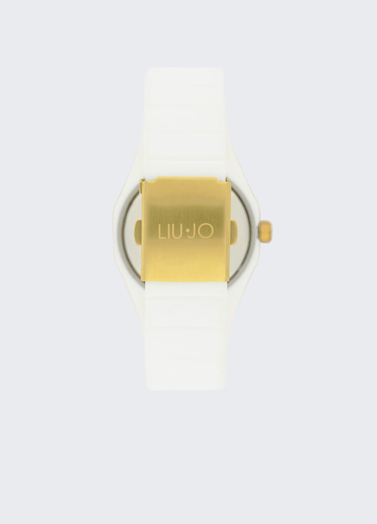 Watch with silicone strap white Liu Jo - large image number 1 Watch with silicone strap white Liu Jo - large image number 1