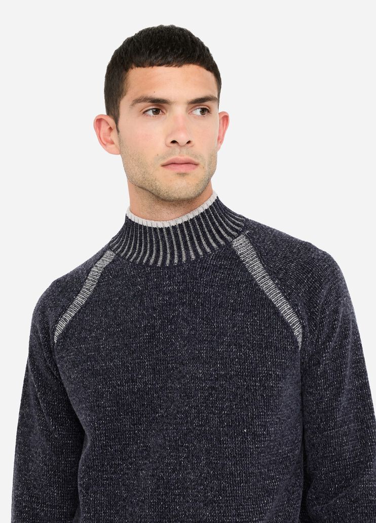 Pullover aus Chenille Dunkelblau Liu Jo - medium Pullover aus Chenille Dunkelblau Liu Jo - medium
