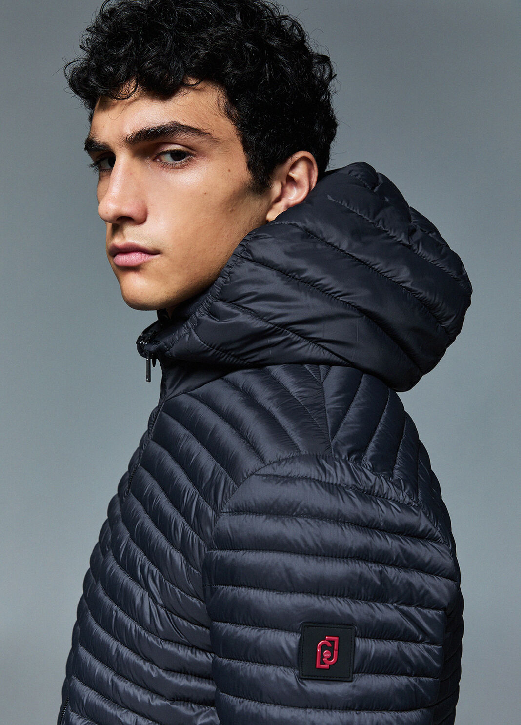 Куртка из стеганого нейлона темно-синий Liu Jo - large image number 2