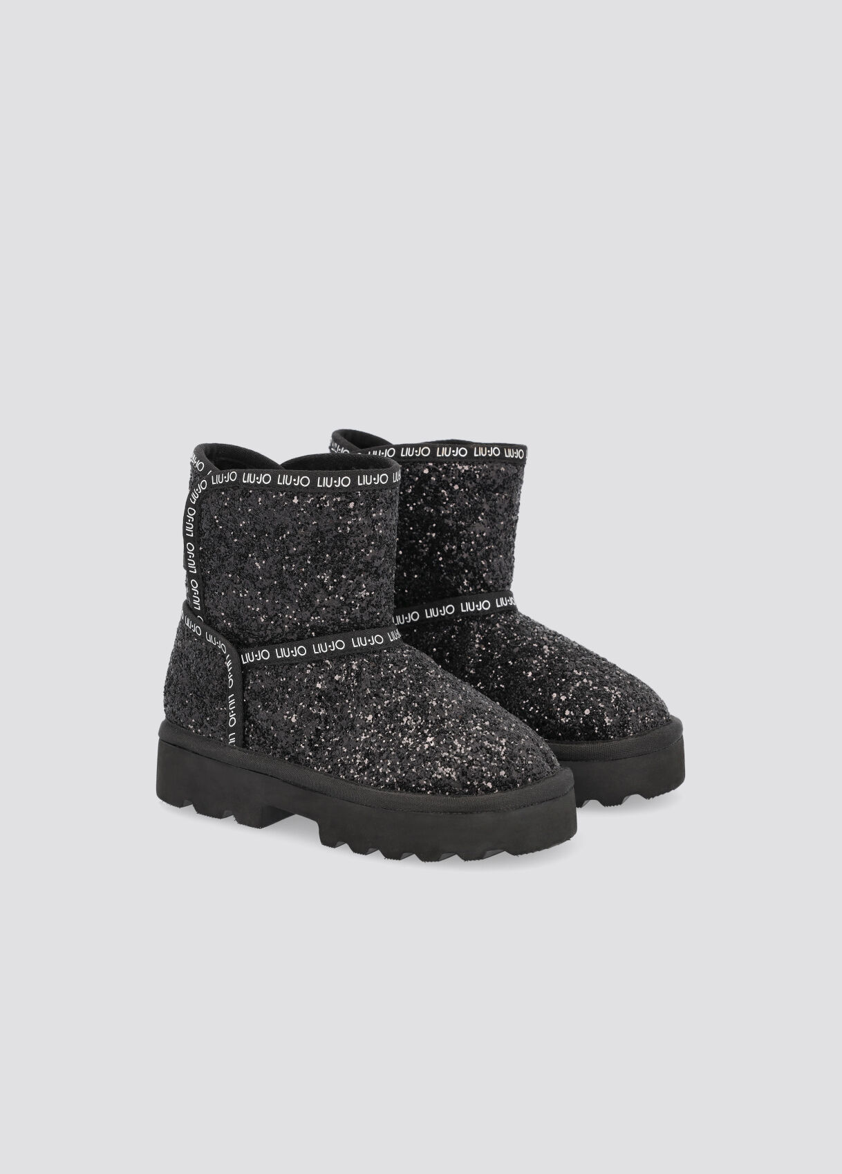 glitter back boots