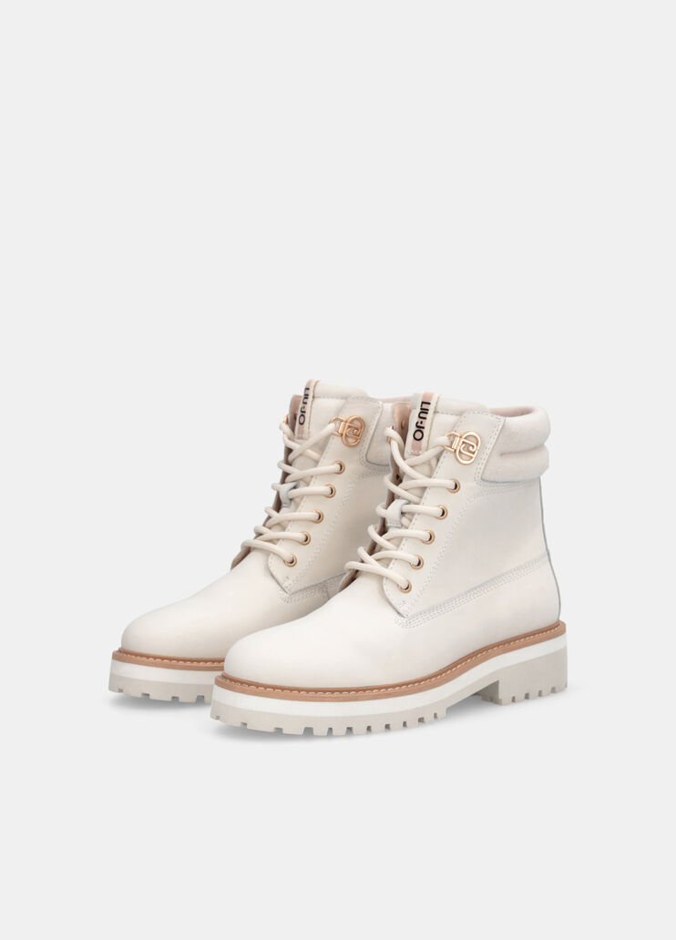 Stiefelette aus Veloursleder Weiß Liu Jo - large image number 2