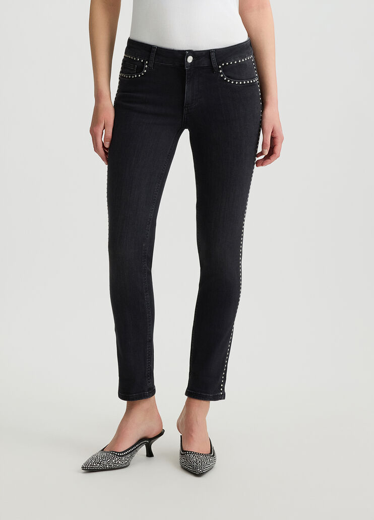 Skinny jeans with studs black denim Liu Jo - medium Skinny jeans with studs black denim Liu Jo - medium