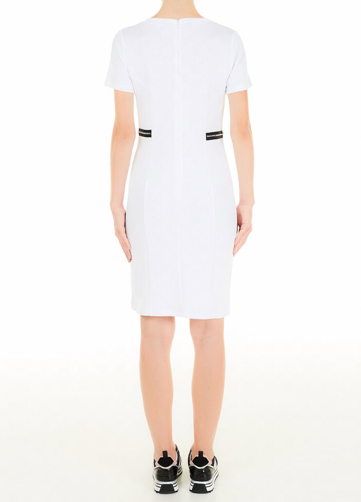 Short dress with gemstones White Liu Jo - large image number 1