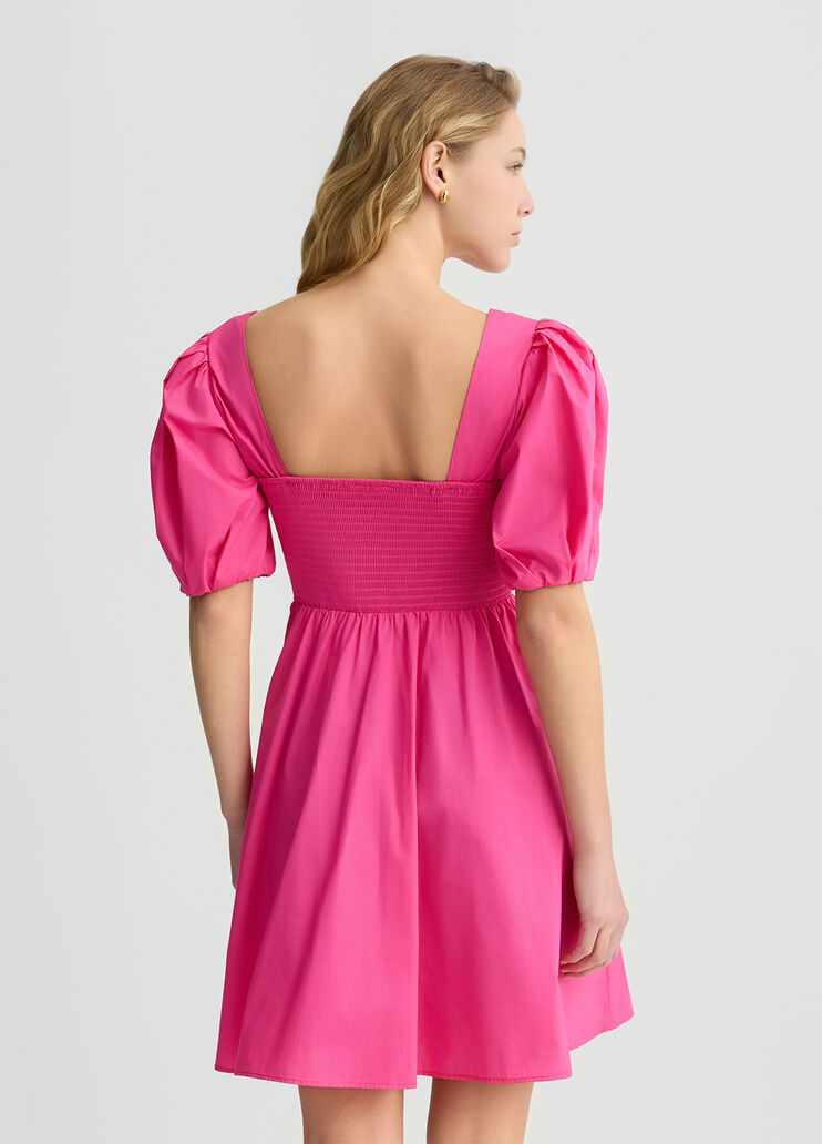 Short poplin dress pink Liu Jo - large image number 1 Short poplin dress pink Liu Jo - large image number 1