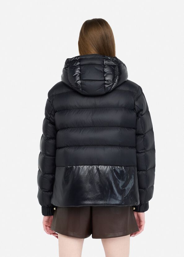 Giacca in nylon trapuntato nero Liu Jo - large image number 1