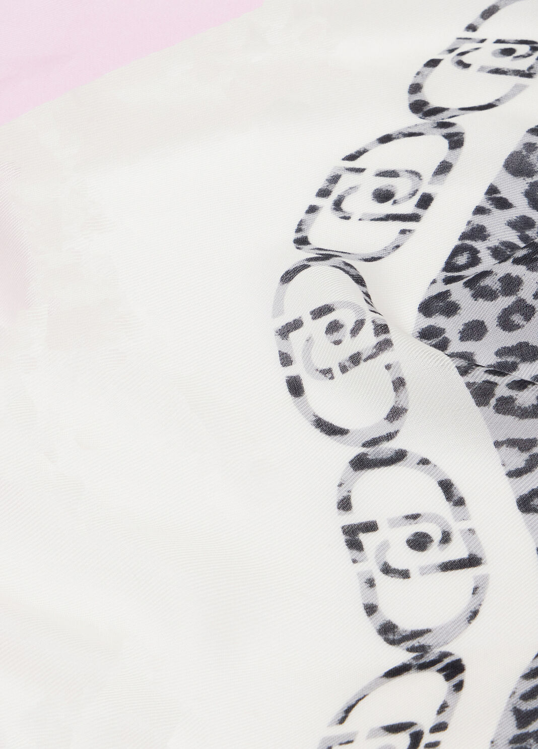 Animal print scarf pink Liu Jo - large image number 3