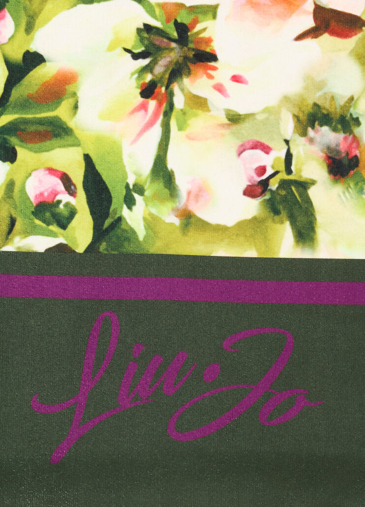 Beach towel with floral print floral Liu Jo - large image number 4 Beach towel with floral print floral Liu Jo - large image number 4