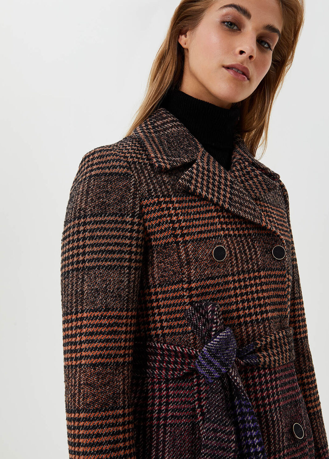 Long coat with belt Grey Liu Jo - large image number 2