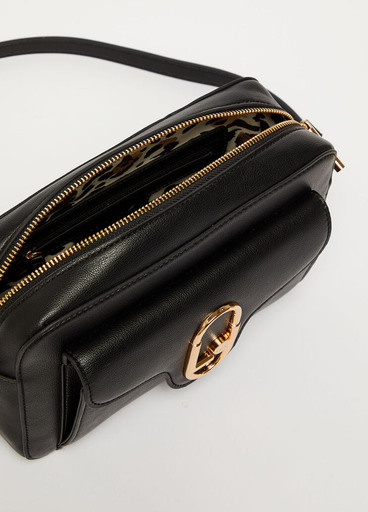 Eco-friendly crossbody bag with charm black Liu Jo - large image number 5