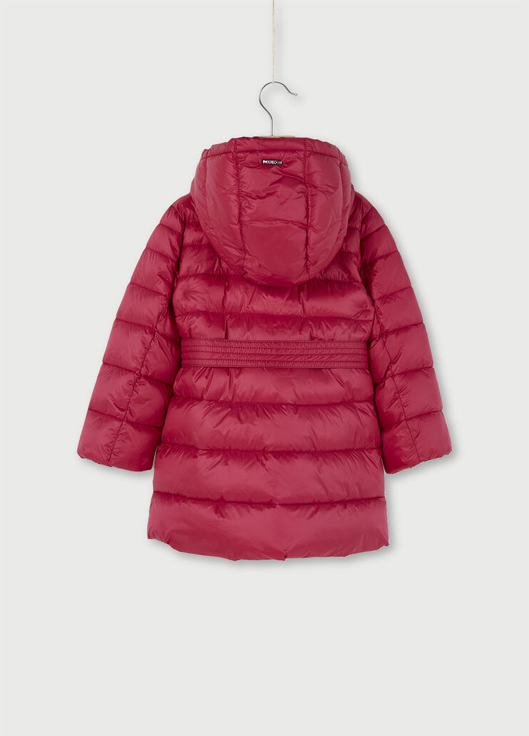 Long padded jacket with hood Pink Liu Jo - large image number 1