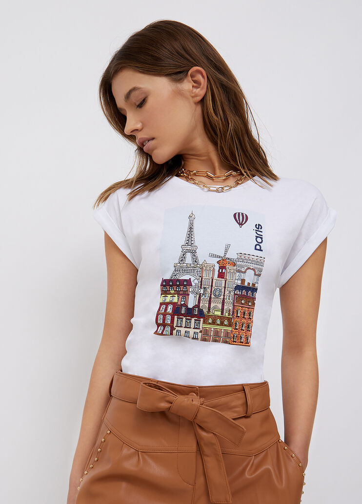 T-shirt with city print