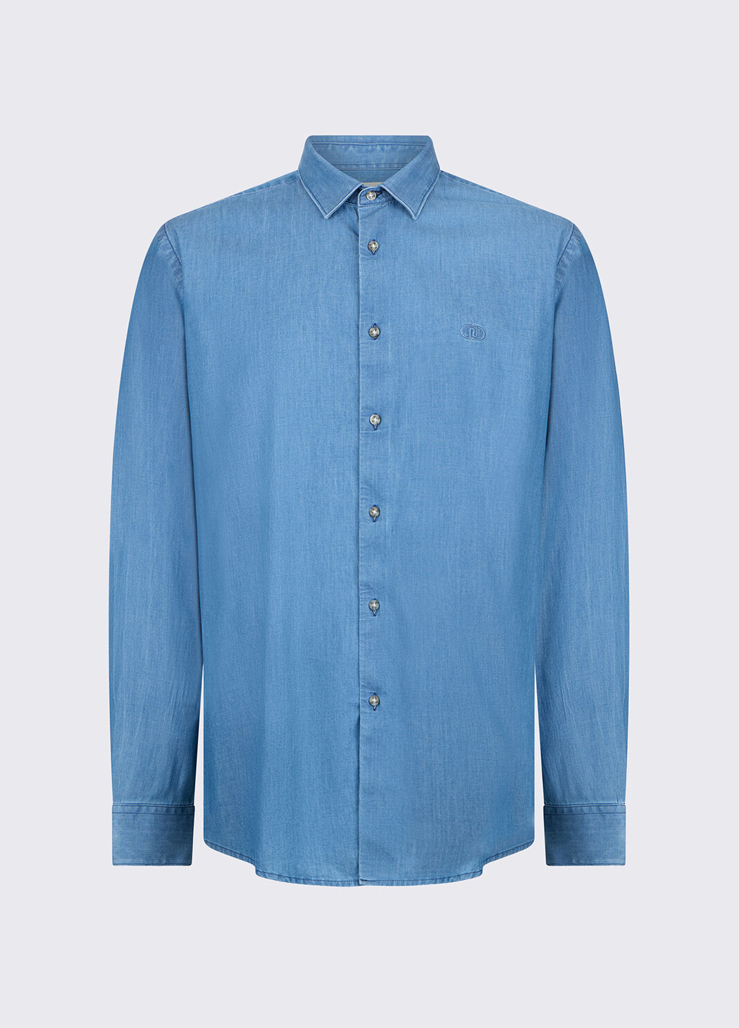 Chambray denim shirt blue denim Liu Jo - large image number 6