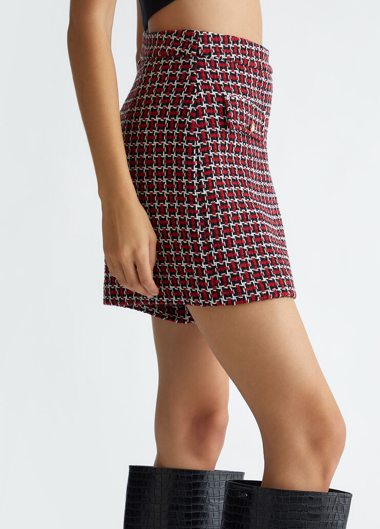 Шорты из твида красный Liu Jo - large image number 2 Шорты из твида красный Liu Jo - large image number 2