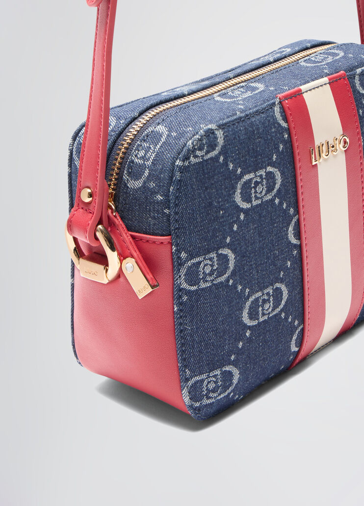 Jacquard crossbody bag dark denim Liu Jo - large image number 5 Jacquard crossbody bag dark denim Liu Jo - large image number 5