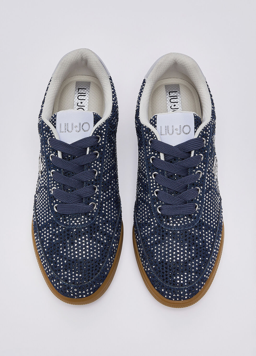 Sneakers en denim totalmente de strass denim Liu Jo - large image number 4