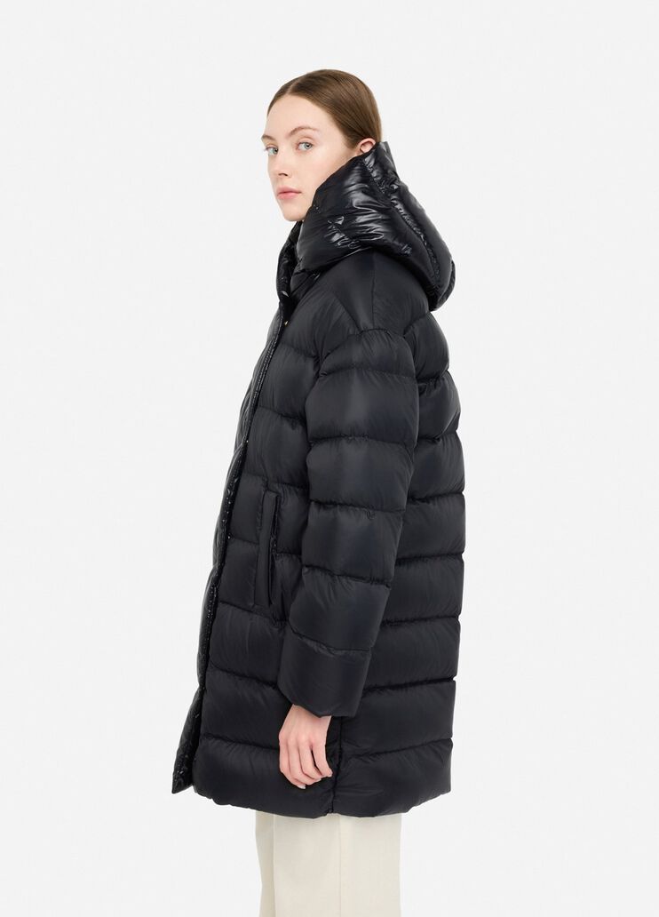 Quilted nylon coat black Liu Jo - large image number 3 Quilted nylon coat black Liu Jo - large image number 3