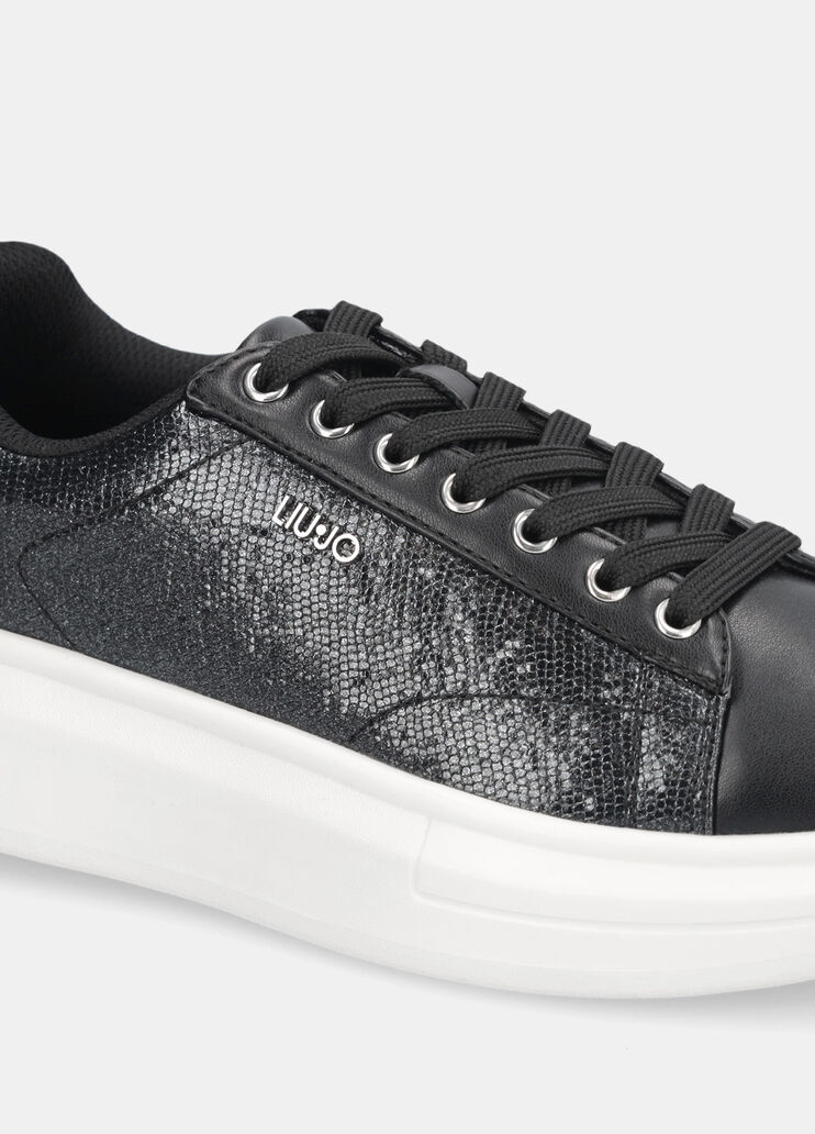 Platform sneakers with logo black Liu Jo - large image number 6 Platform sneakers with logo black Liu Jo - large image number 6
