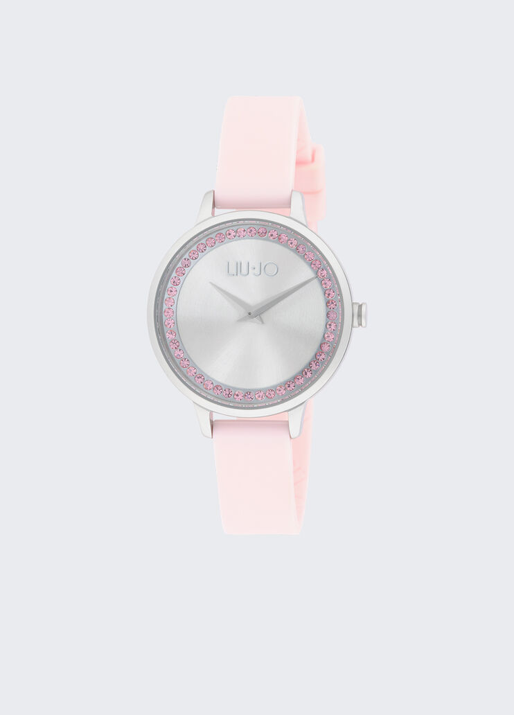 Silicone watch with brill pink Liu Jo - medium Silicone watch with brill pink Liu Jo - medium