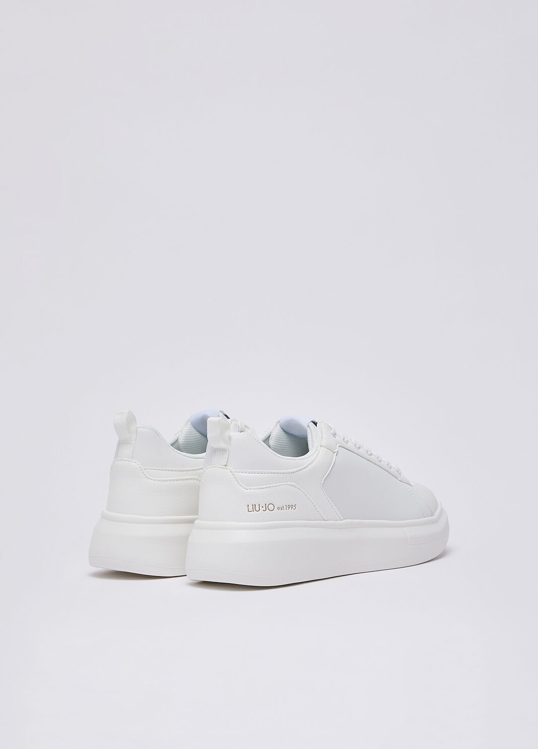 Leather platform sneakers white Liu Jo - large image number 3