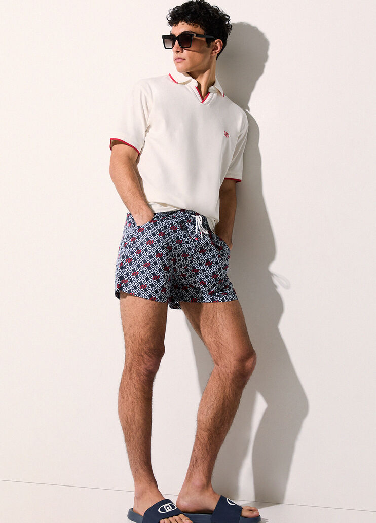 Regular fit polo shirt white Liu Jo - medium