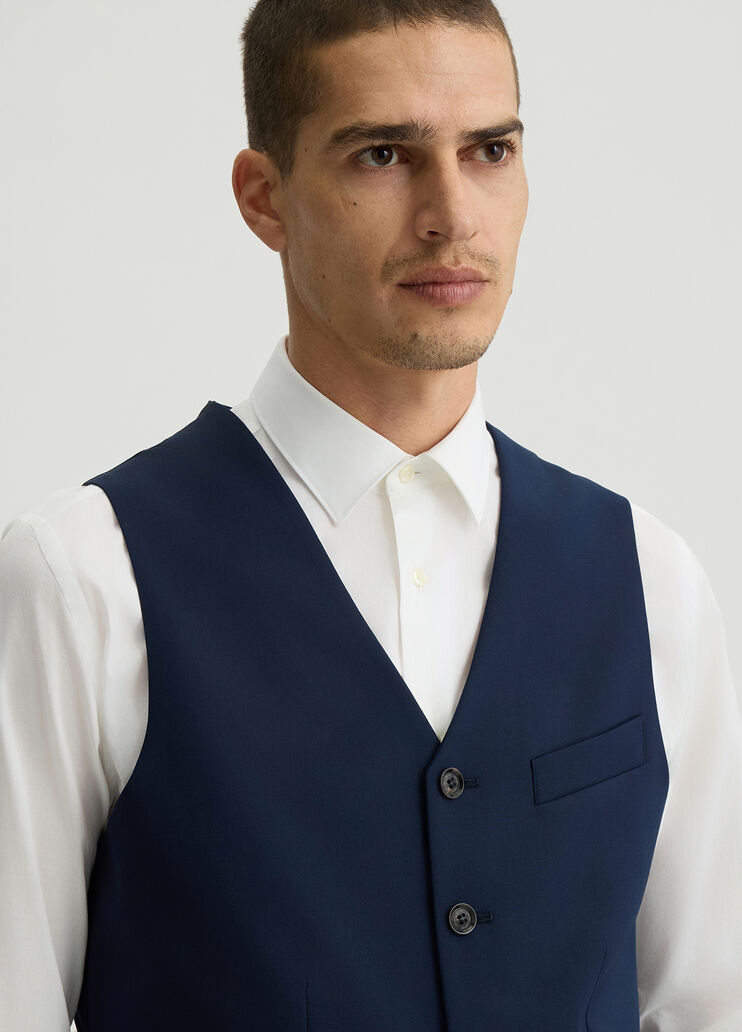 Men’s blue vest dark blue Liu Jo - large image number 1 Men’s blue vest dark blue Liu Jo - large image number 1