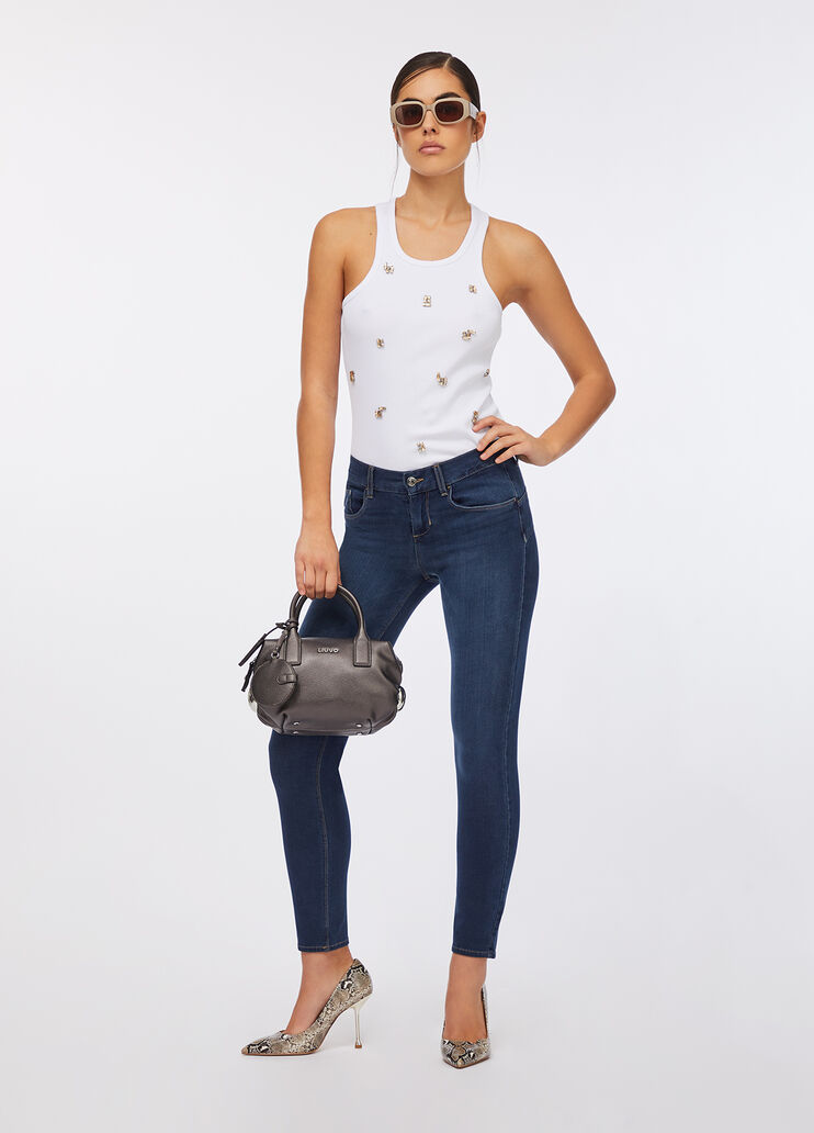 Bottom Up skinny jeans Blue denim Liu Jo - large image number 5