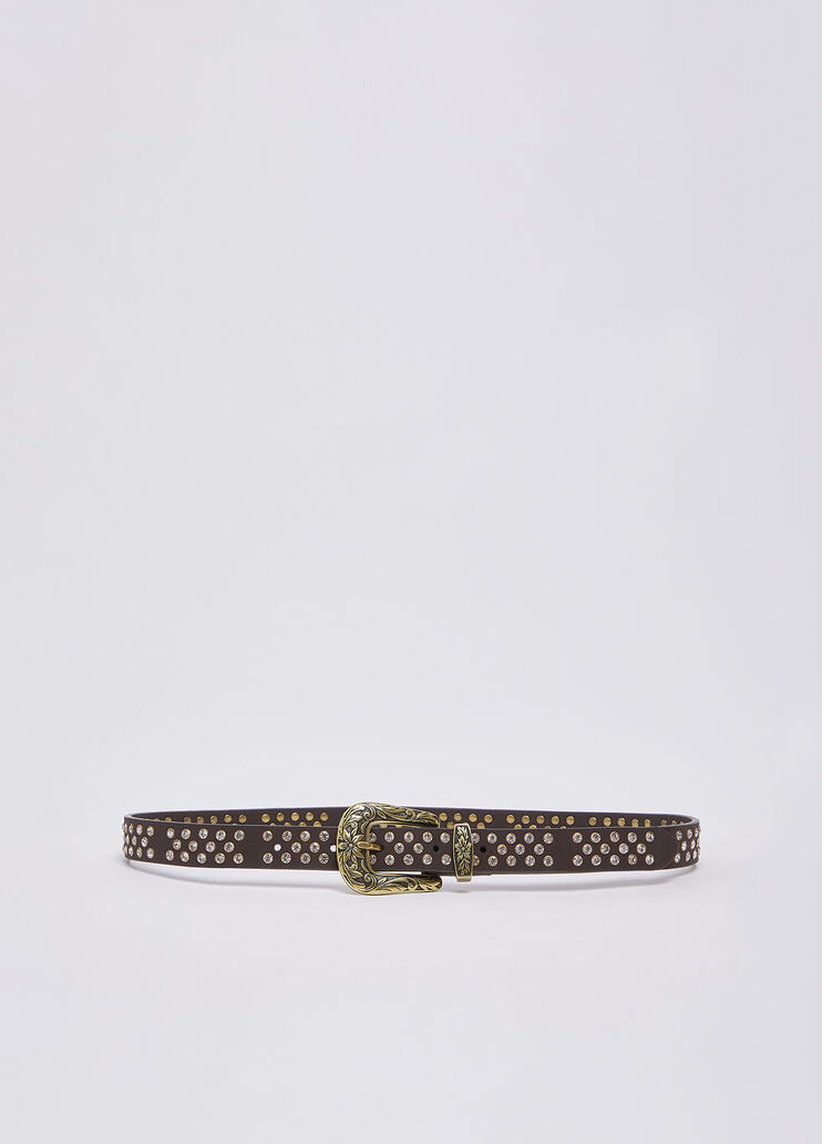 Belt with studs dark brown Liu Jo - medium