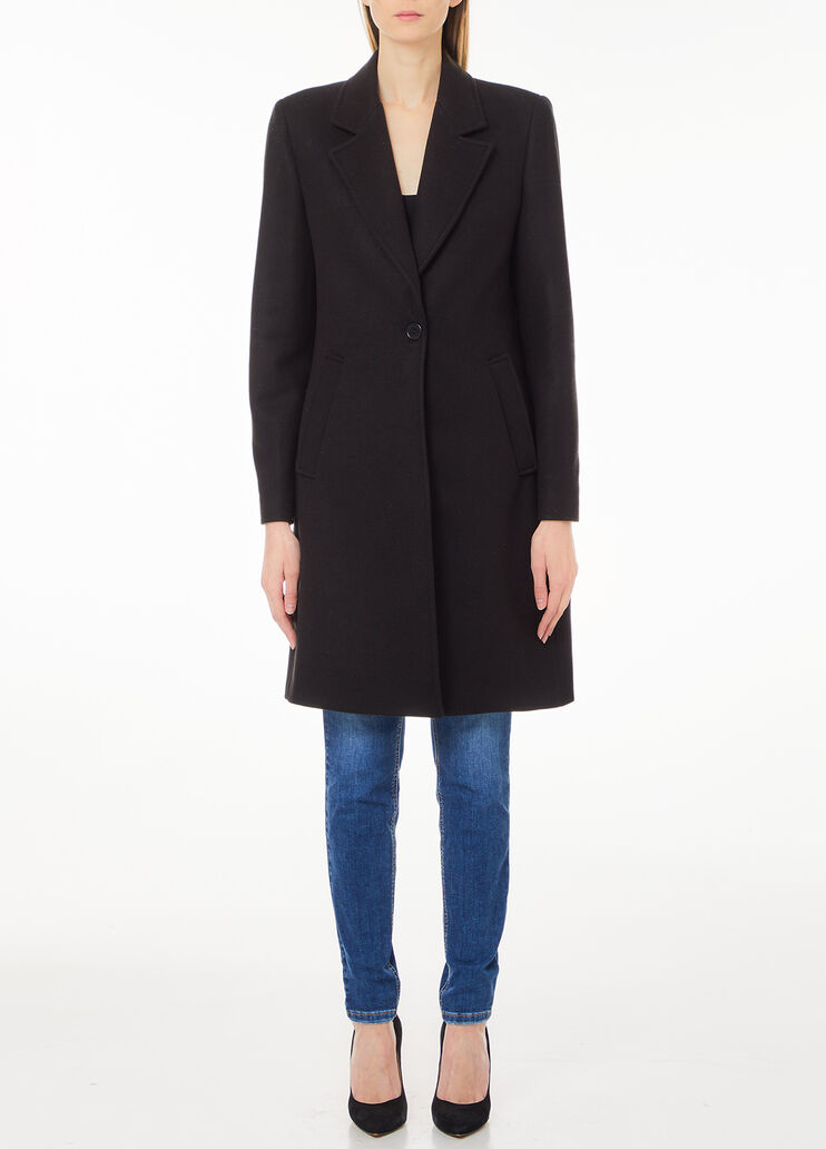 Wool-blend coat black Liu Jo - large image number 0 Wool-blend coat black Liu Jo - large image number 0