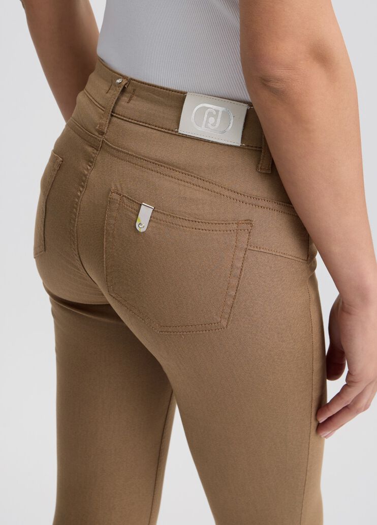 Skinny trousers beige Liu Jo - large image number 4