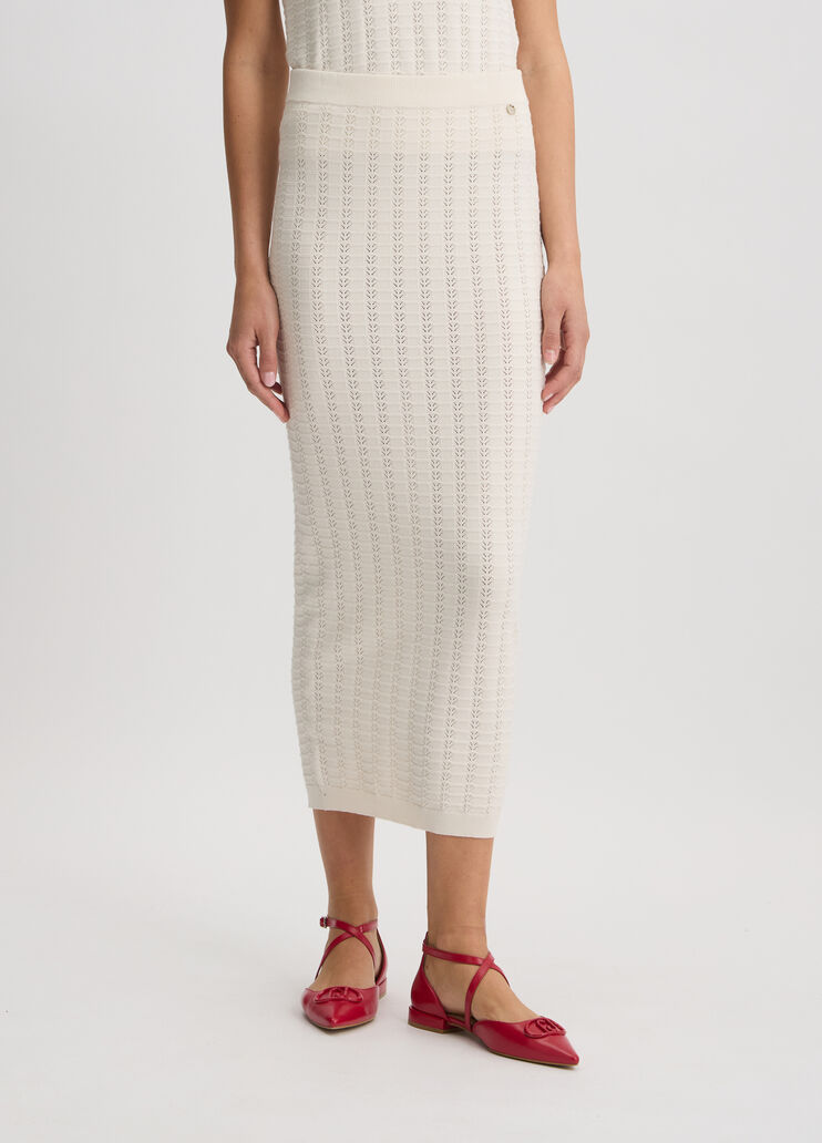 White knit skirt white Liu Jo - medium White knit skirt white Liu Jo - medium