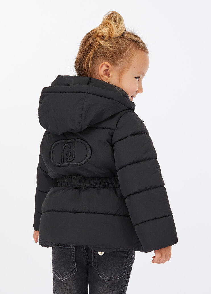Padded jacket with hood black Liu Jo - large image number 1 Padded jacket with hood black Liu Jo - large image number 1