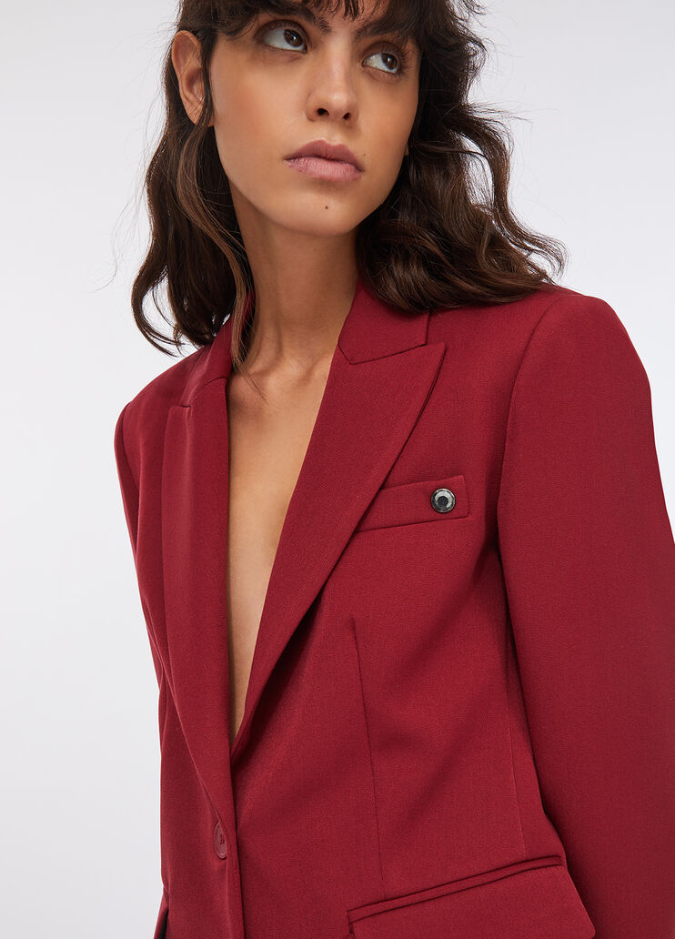 Blazer cintré rouge Liu Jo - large image number 2