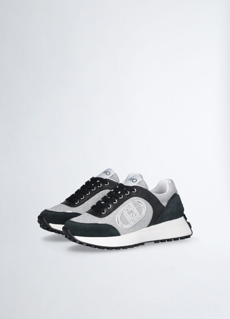 Black lurex sneakers black Liu Jo - large image number 2 Black lurex sneakers black Liu Jo - large image number 2