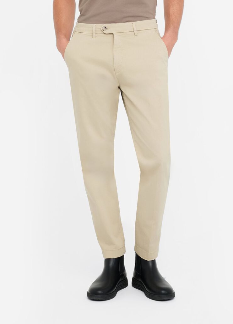 Satin chinos with drawstring beige Liu Jo - medium Satin chinos with drawstring beige Liu Jo - medium