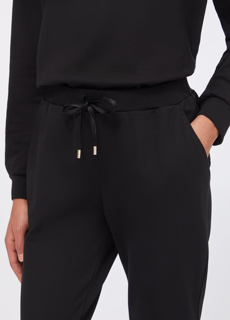 Fleece jogging pants black Liu Jo - large image number 4