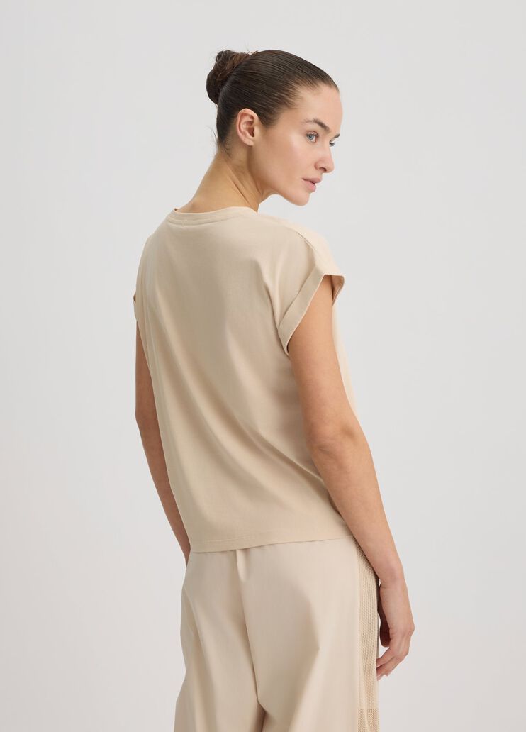 Cotton T-shirt with logo animal print Liu Jo - large image number 1 Cotton T-shirt with logo animal print Liu Jo - large image number 1