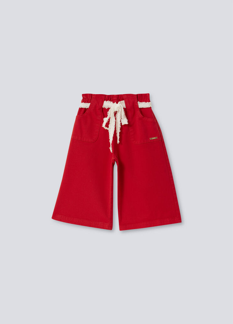 Palazzo trousers with belt Red Liu Jo - large image number 0 Palazzo trousers with belt Red Liu Jo - large image number 0