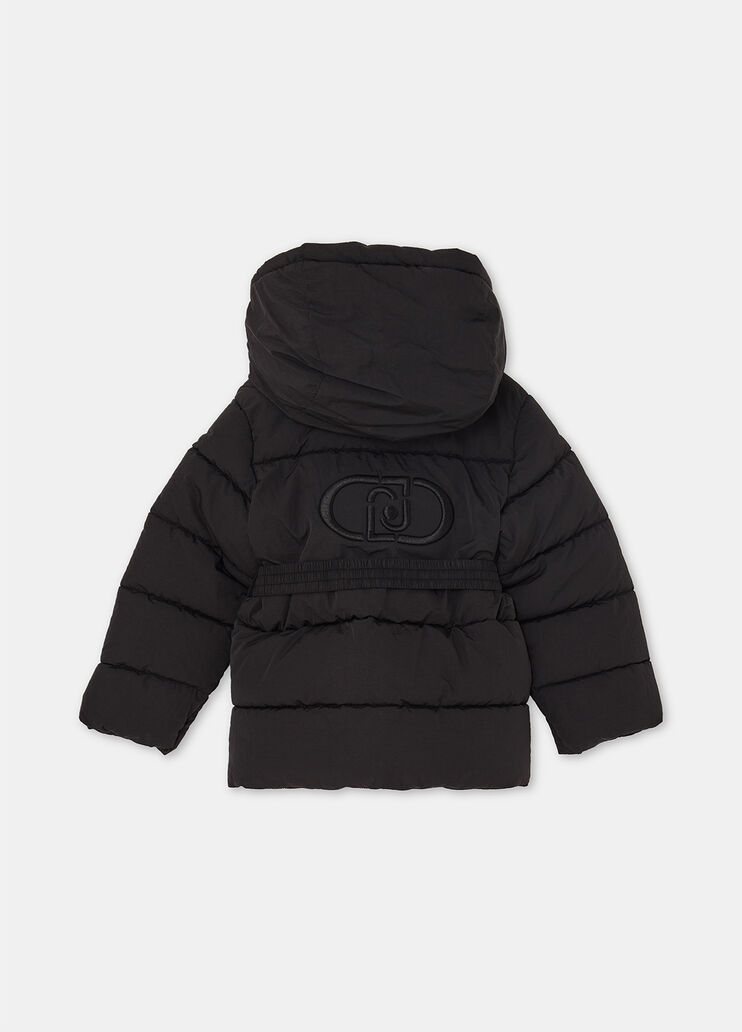Padded jacket with hood black Liu Jo - large image number 4 Padded jacket with hood black Liu Jo - large image number 4